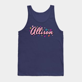 Allison name cute design Tank Top